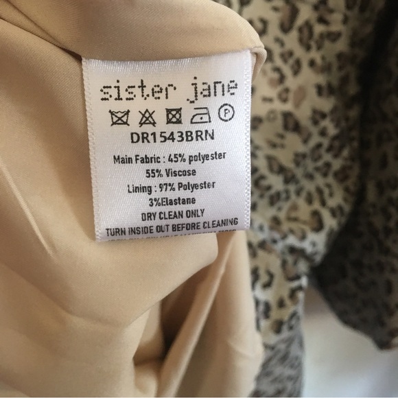 Sister Jane Tempo Leopard Jacquard Mini Dress - Picture 14 of 15